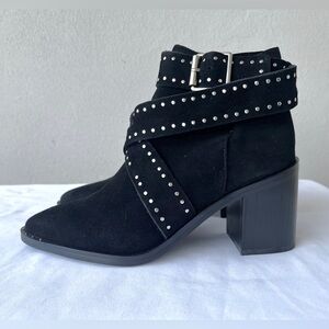 SENSO | BNIB “Haig II” Suede Block Heel Ankle Boots